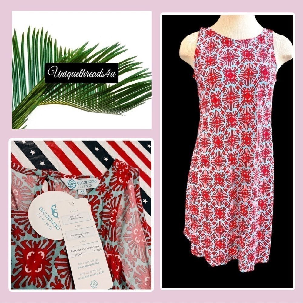NWT Escapada Retro Boho Danielle Dress Size XS NEW
